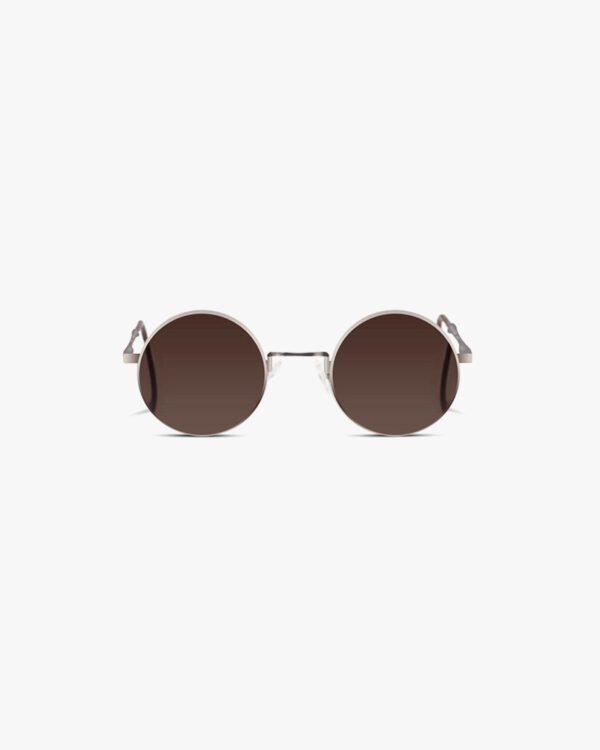 Rounded Brown Sunglass